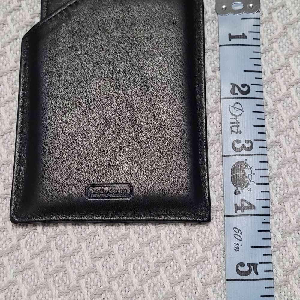 Coach Black Leather Mirror With Sleeve - Picture 7 of 8